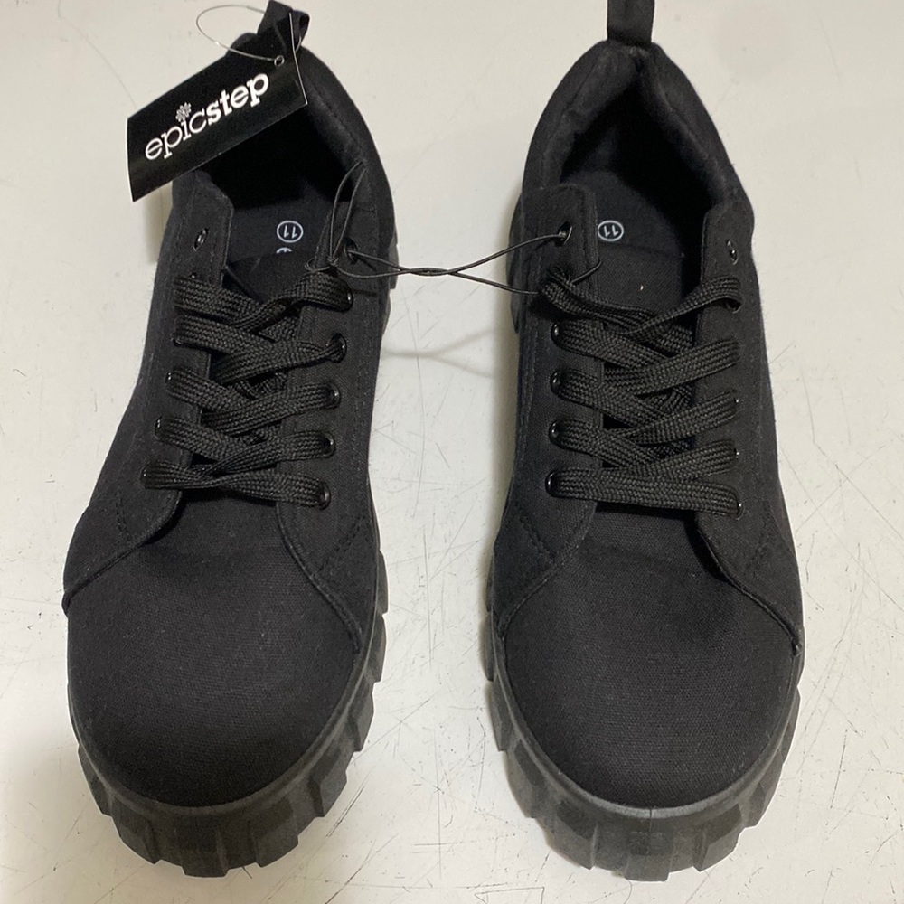 New Epic Step women black sneakers size 11